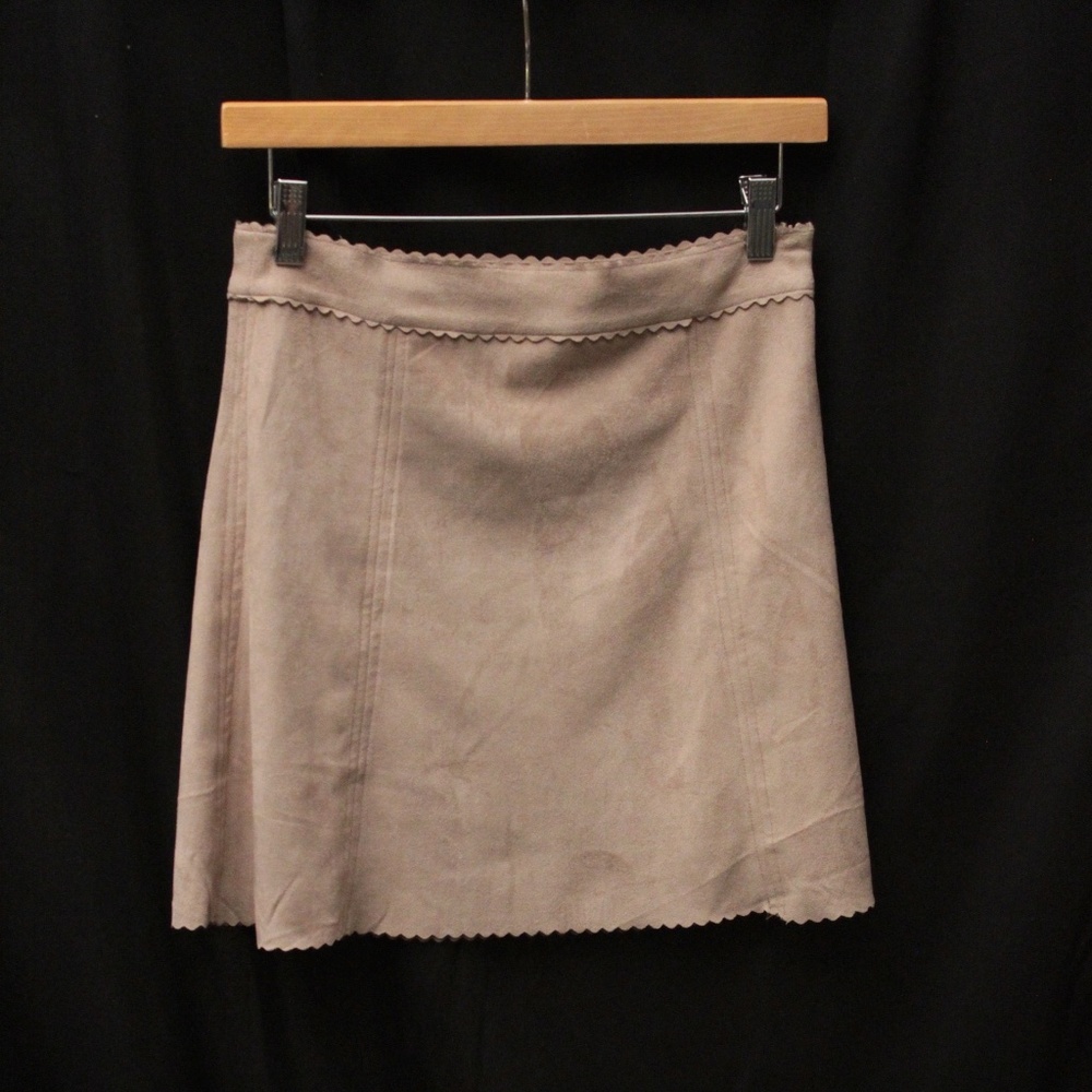 Faux Suede Skirt